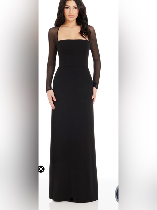 Dress the Population Dresses & Skirts - Dress the Population Black Long Sleeve women’s Evening Dress